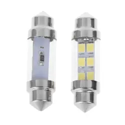 2 шт горячее! Белый 2X37mm SMD 6-светодиодный автомобильный купольная Гирлянда для интерьера свет