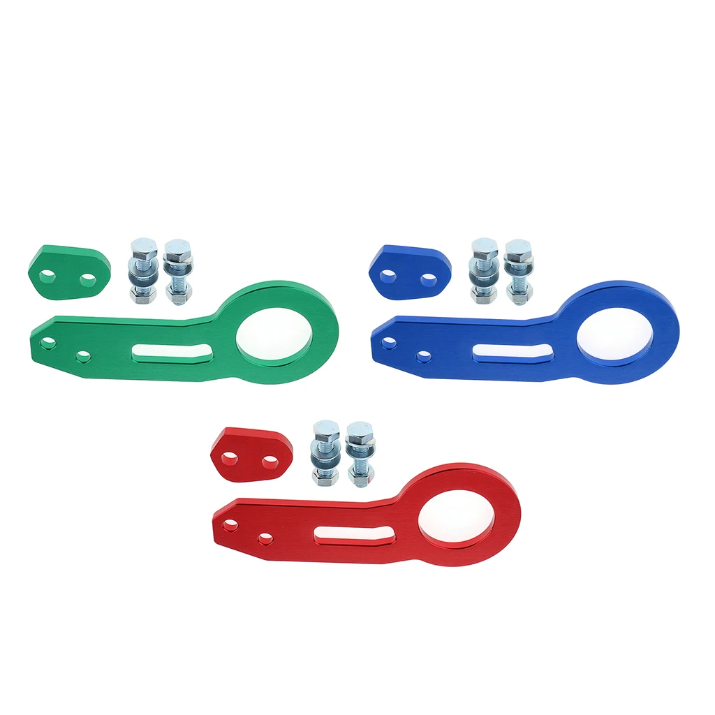 Universal Aluminum Alloy Rear Towing Hook Trailer Rings for Car Tool Replacement