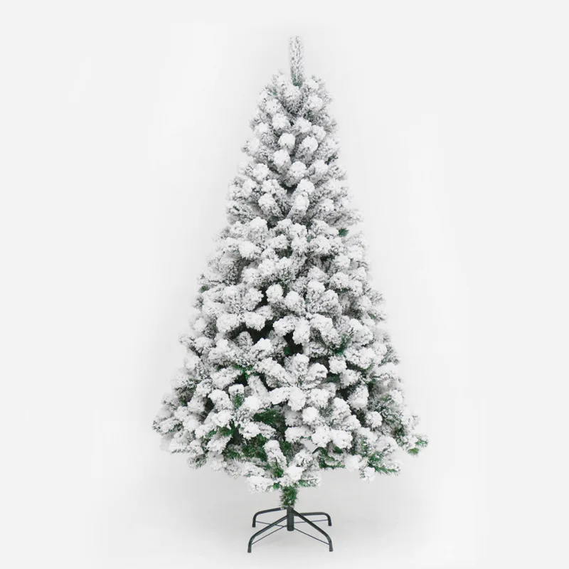 Элитные снежные цветения Рождественская елка торговый центр рождественские украшения для отеля
