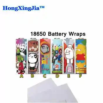 

10/5PCS 18650 Battery Wrap Sleeve Cover Insulation PVC Heat Shrink Skin Sticker Case For Vape 18650 battery Mod Cover
