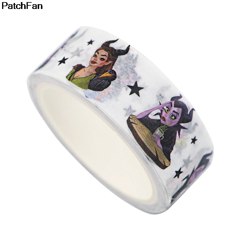 Patchfan Maleficent фильм DIY Скрапбукинг липкий клей Васи бумага маскирующая лента печатные узоры наклейки A2672