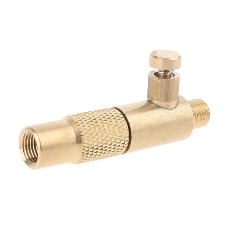 

Car Tire Inflator Standard Fine Thread Air Compressor Pump Connector w Deflation H7ED
