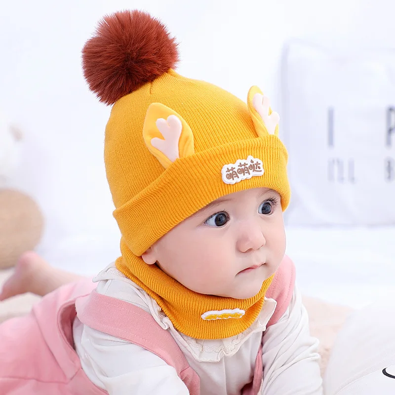 New Born Baby Hat Cap Newborn Photography Props Christmas Knitted Kids Baby Winter Boy Girl Hat Baby Boy Newborn Hats Bonnet
