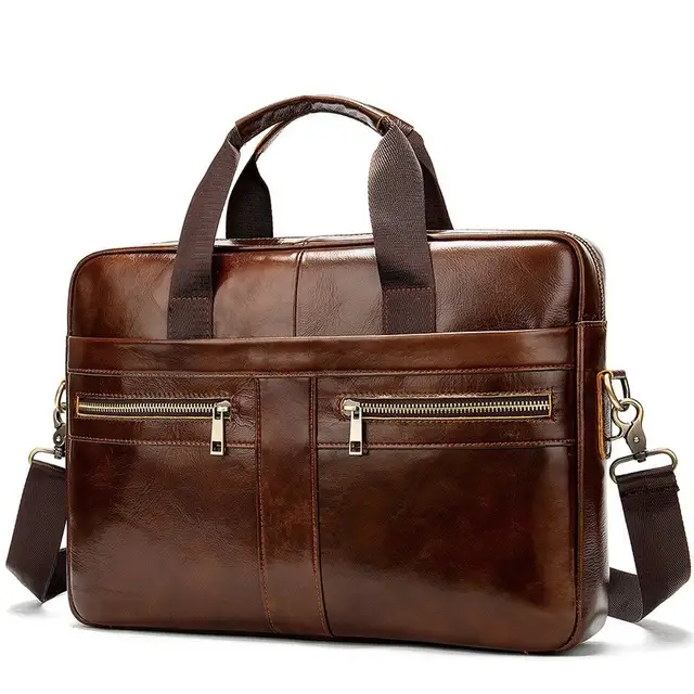 high quality leather briefcase