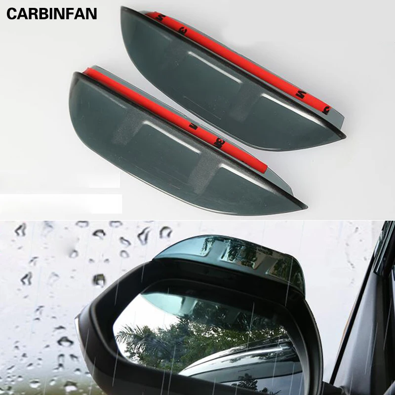 Rear View Mirror Visor Rain Eyebrows Cover Sun Rain Guard Shield
