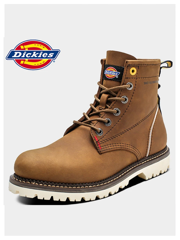 dickies leather boots