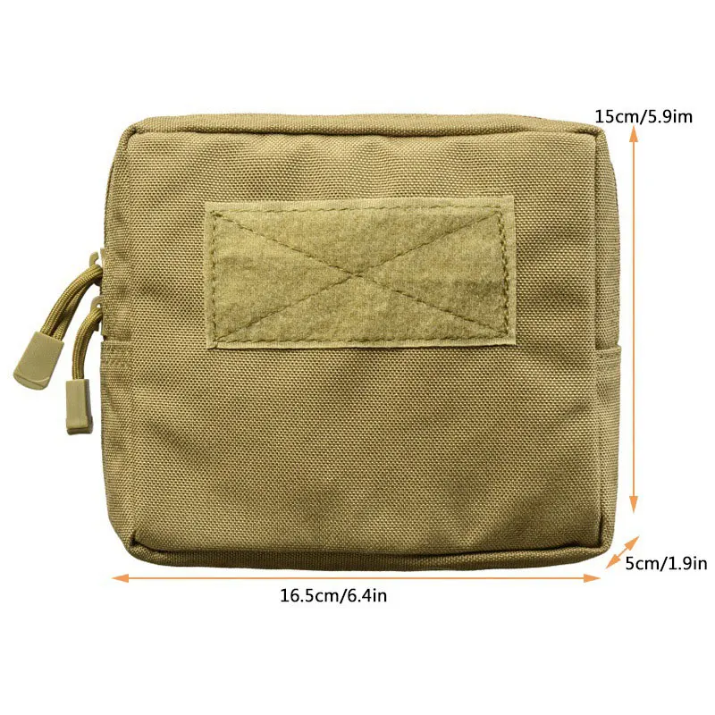 1000D Military Pouch Bag Tactical Army Airsoft EDC Waist Bag Pack Outdoor Hunting Dump Camouflage Backpack Accessory Belt Bag