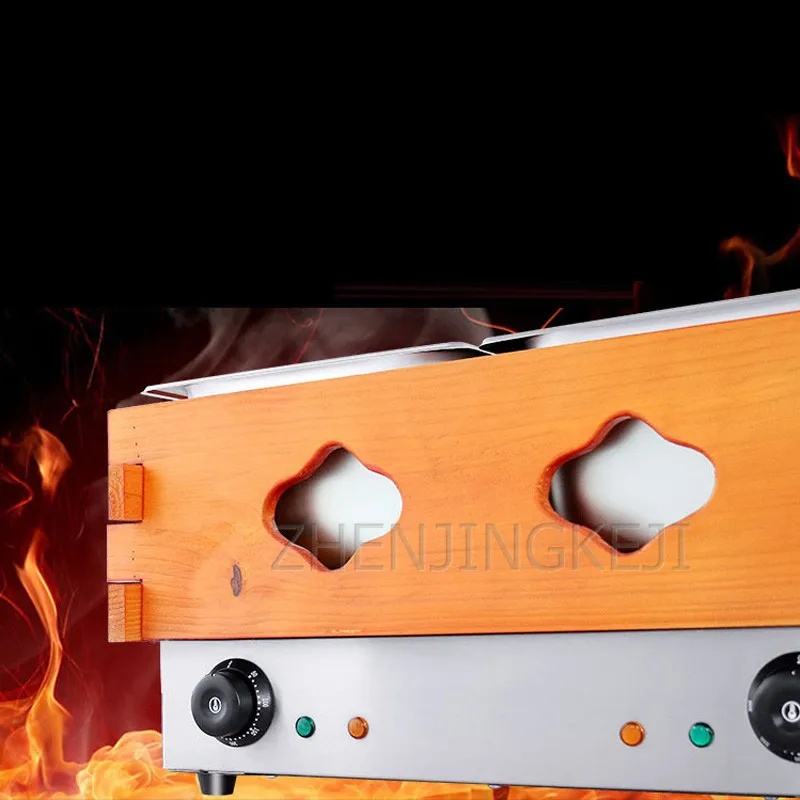 Electro-thermal 18 cells Double Cylinder Oden Cooking Machine Commercial Snack Hot Pot Equipment Bunch Of Incense Noodle Cooker 6