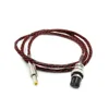 1.2M GX16-2 Pin To 5.5*2.1MM Silver Plated DC Linear Power Supply Output Cable 2