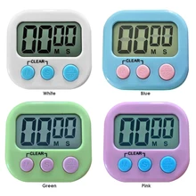 Magnétique LCD Écran Électronique Minuterie De Cuisson Tableau D'affichage Numérique Compte À Rebours Réveil Chronomètre Avec Support pour la Cuisine