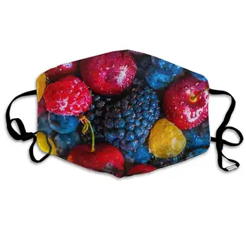 

Mouth Mask Delicious Fruits Print Masks - Breathable Adjustable Windproof Mouth-Muffle, Camping Running for Women and Men
