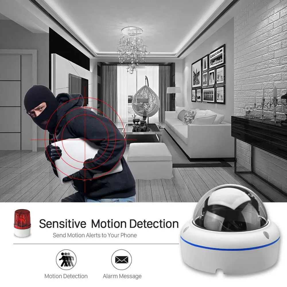 IP камера BESDER беспроводная 2 Мп FHD 1080P Wi Fi 64 ГБ TF карта|Камеры видеонаблюдения| |