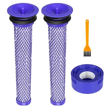 

Post Motor Filter + 2pcs Pre Filters + Cleaning Brush for Dyson V7 V8 Cleaner