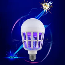 AC110-220V светодиодный антимоскитная лампа E27 Светодиодный светильник для домашнего освещения Жук запер ловушка лампа насекомых Противомоскитный Репеллент свет