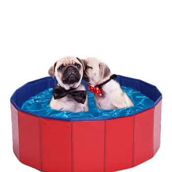 

Foldable Pet Dog Cat Swimming Pool Summer PVC Durable Pet Bathtub Portable Washing Pond For Dogs Cats Bathing Tub Pet Supplies