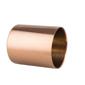 

2-Piece Pencil Cup Holder Pen Pot Makeup Brushes Holder Desk Stationery Organizer Stainless Steel