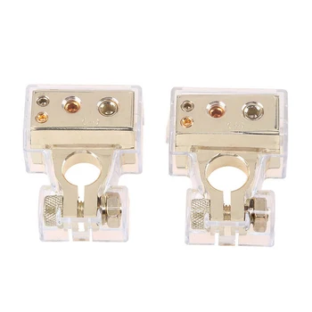 

1 Pair Car Battery Connector Terminal Clamp Positive Negative Car Truck Auto Vehicle Parts Battery Terminals Metal Alloy