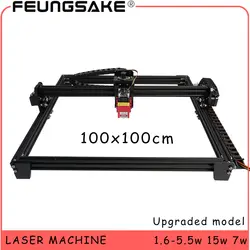 15 Вт лазерная резка машина ttl PMW контроль 1*1 м большая площадь 5500 мВт лазерная гравировка машина 2,5 Вт устройство для лазерной резки 7 Вт ЧПУ