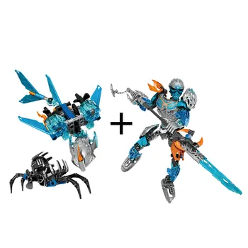 

BIONICLE Akida Creature of Water+Gali Water Sea Shepherd Building Block Toys Compatible All Brand 71302+71307 BIONICLE