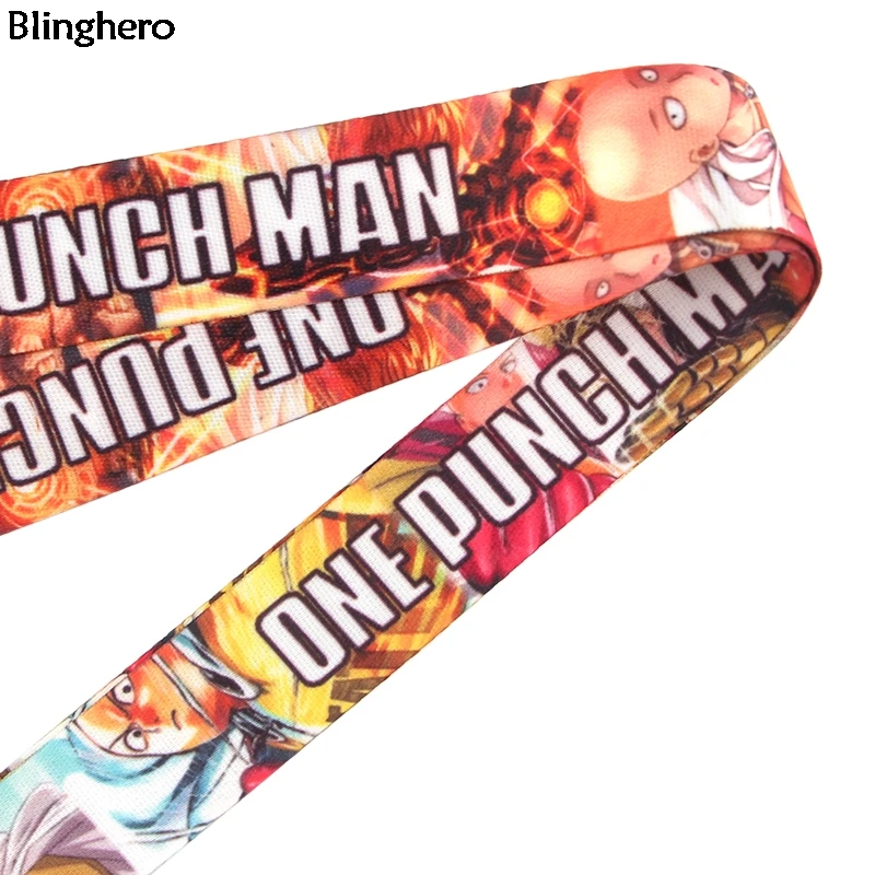 Blinghero, One Punch Man, аниме, ремешок для ключей, держатель для телефона, шейный ремешок, USB, ремешок для камеры, классные подарки для детей, любителей аниме, BH0382