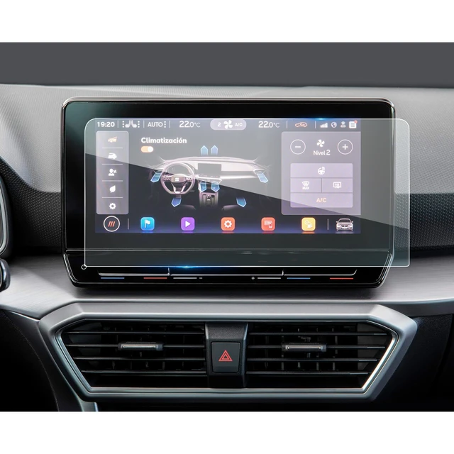 LFOTPP für Leon MK4/ Cupra Formentor/ Cupra Born 2023 10-Zoll Auto  Navigation Display Schutzfolie Auto