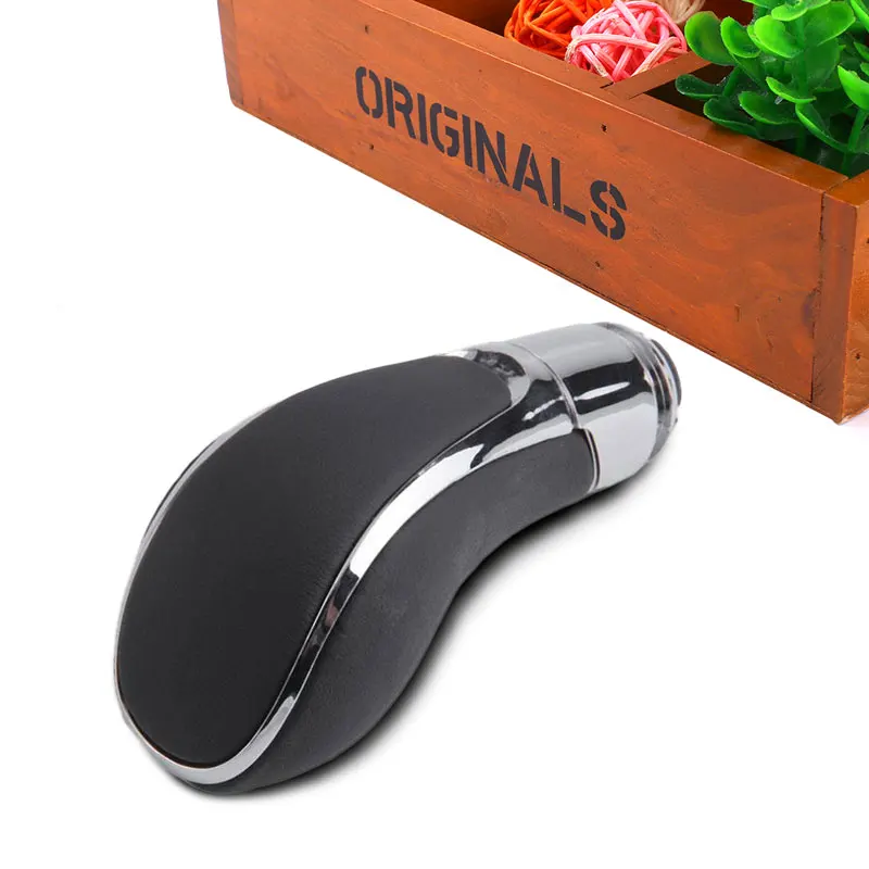 10 см Автомобильная рукоятка переключения автоматический рычаг переключения передач черный+ серебристый рычаг переключения передач для авто аксессуары