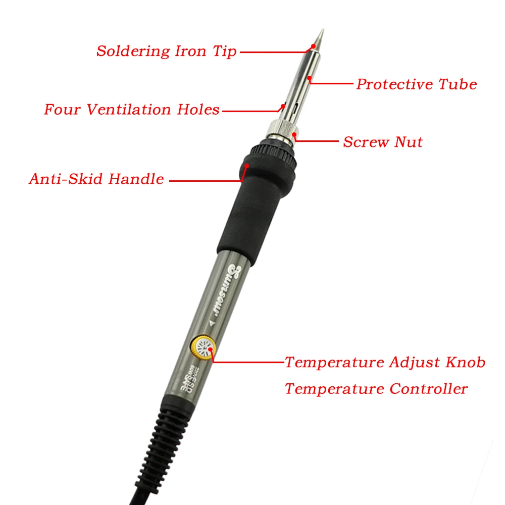 plastic welder stapler 60W Temperature Adjustable Electric Soldering Iron 110V 220V 80W Digital Display Solder Pen Welding Repair Tools electric soldering iron kit