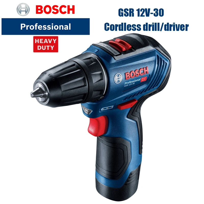 Bosch 12V professional lithium battery tool electric drill screwdriver GSR 12V-30 lithium battery screwdriver electric drill