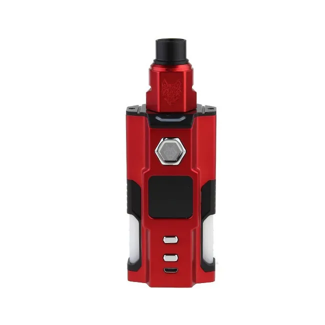 Красный Cleanrence! Sigelei Snowwolf Squonk Vfeng комплект питание от 18650/20700/21700 с емкостью 3,0 мл vape комплект - Цвет: Красный