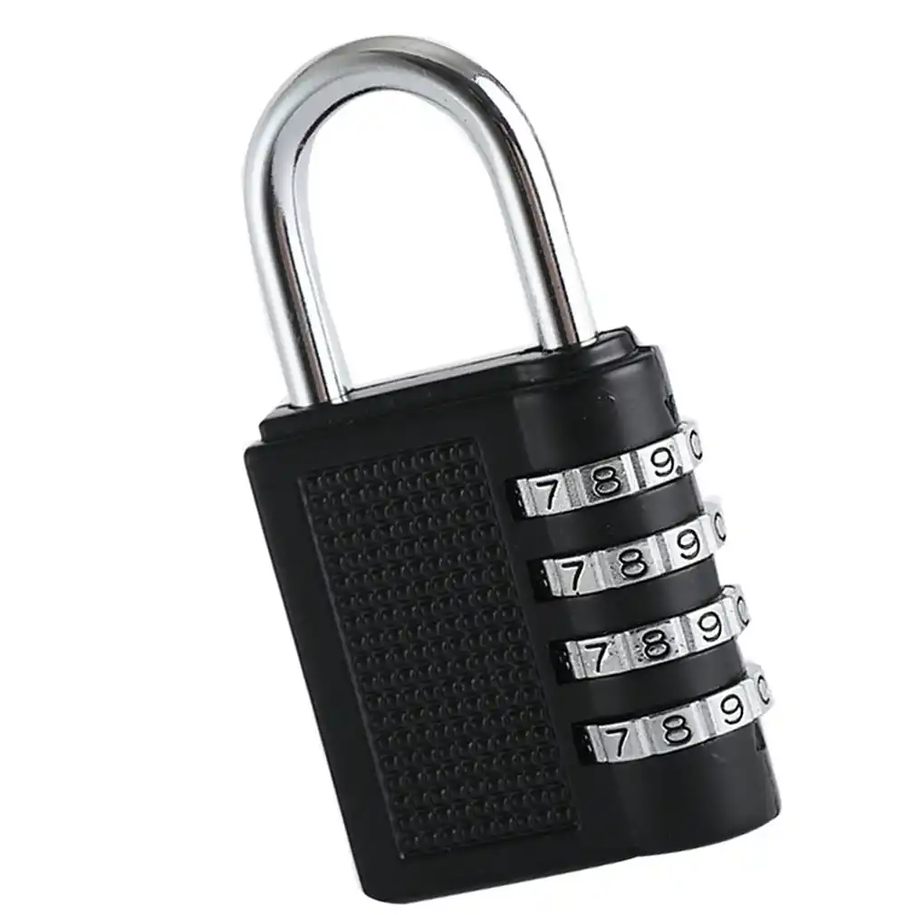Combination Padlock 4-Digit Combination Lock Toolbox Gym for Sheds