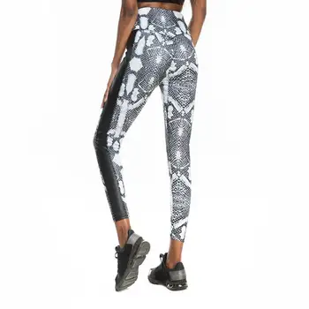 

Yoga pants Snake Pattern Printed High Waist Push Up Keep Slim Gym Snake Leggings Female Sexy Women Sport Leggings Fitness