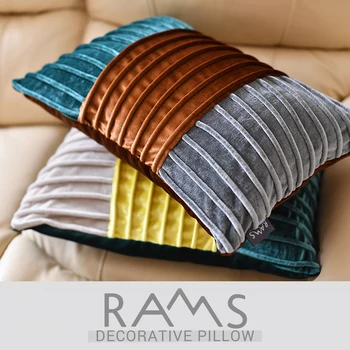 

2020 Rams Embroidered Decorative Geometric Pillow Cushion Home Decor Embroidery