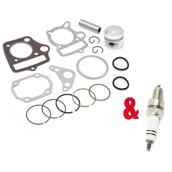 

PISTON RINGS GASKET SET WITH Coil Spark Plug For Honda XR70R CRF70F CT70 DIRT BIKE