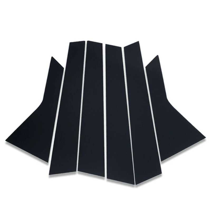 

Durbale Decorative Stickers Car Side Window Door Pillar Post Sticker Trim Black 6pcs For Honda CRV 2012-2016 In High Quality