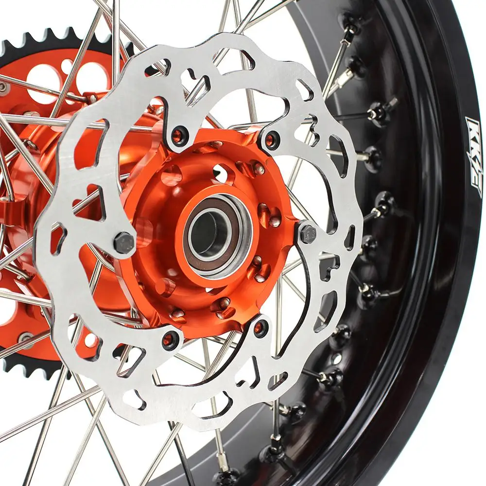 KKE 3 5/4 25 полный Cush привод Supermoto колеса байкера комплект ободов для SX SXF XC XCW XCF EXC EXCF 125