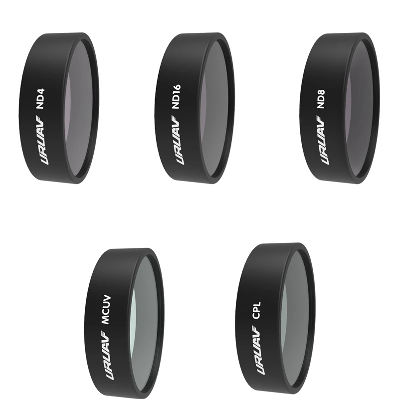 Комплект фильтров для объектива URUAV ND4/ND8/ND16/ND32/CPL/STAR/UV для камеры FIMI X8 SE HD 4K