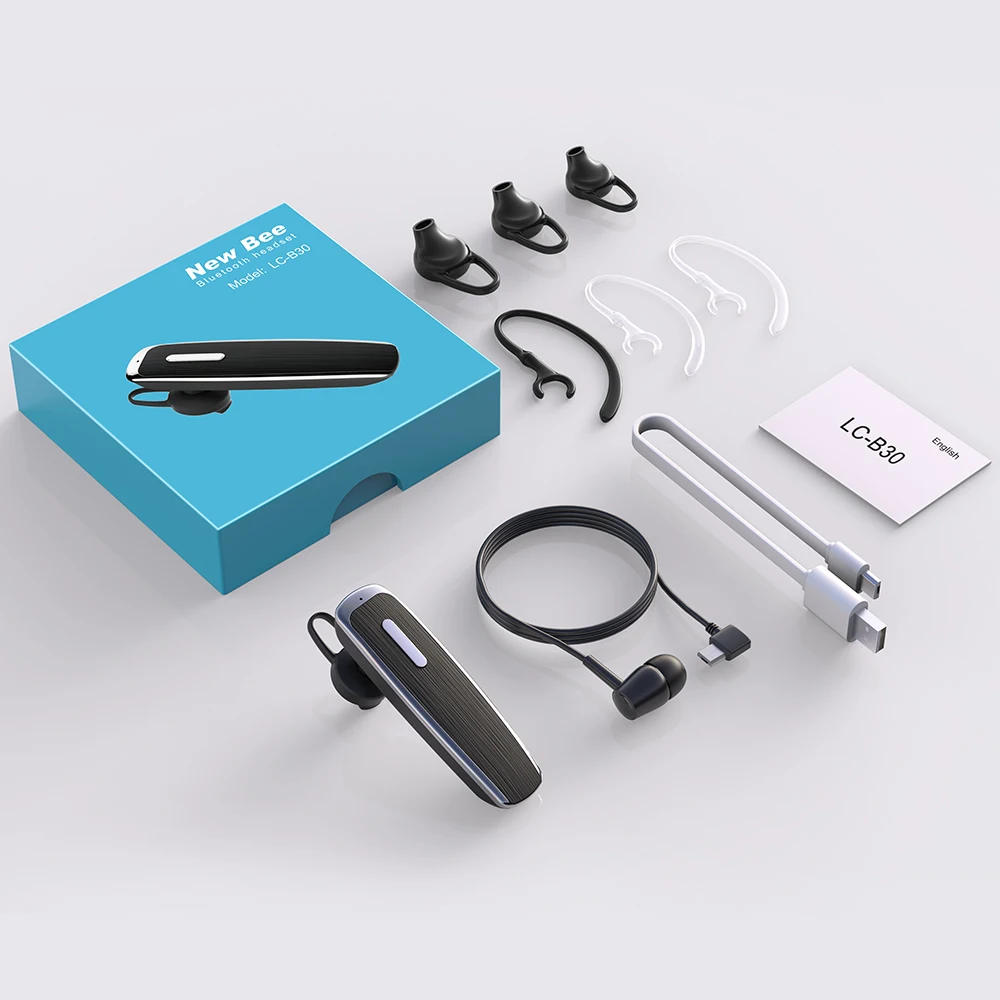 Новые оригинальные беспроводные bluetooth наушники Bee вкладыши с микрофоном для