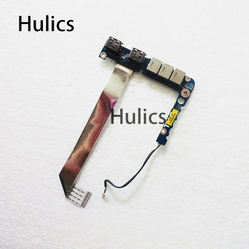 Hulics Оригинал для Dell CN-0K246F 0K246F DA0RM2PIAE0 USB аудио Порты и разъёмы плата ввода-вывода XPS
