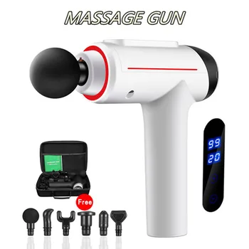 

Electric Muscle Massager Therapy Massage Gun Fascia Gun Deep Vibraion Muscle Relaxation Body Shaping Fitness Massageador