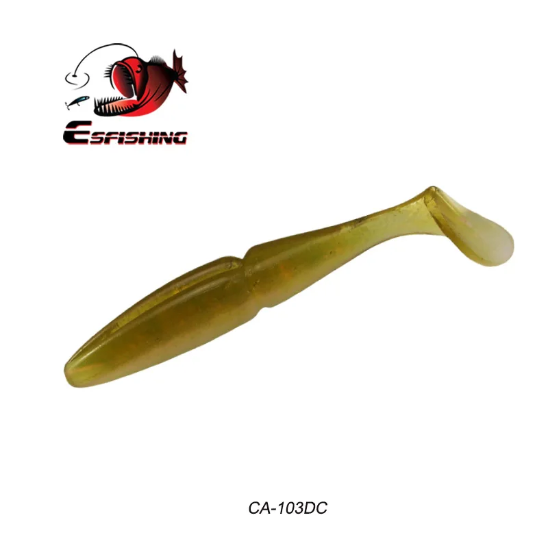 ESFISHING качество приманки Easy Shiner от Шад 100 мм 125 мм 155 мм 200 мм Pesca рыбалка мягкие воблеры, силиконовые приманки воблеры Leurre Souple - Цвет: CA103DC