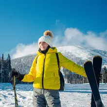 Уличные водонепроницаемые теплые пуховые мягкие перчатки для катания на лыжах утолщенные бархатные противоскользящие ветрозащитные перчатки