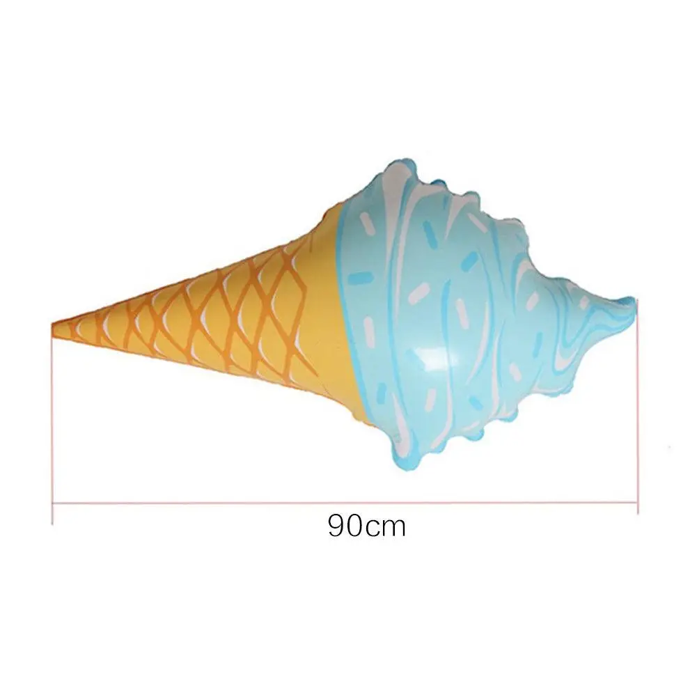 Swimming Pool Float Water Swim Ring Ice Cream Shaped Inflatable Play Game Toy