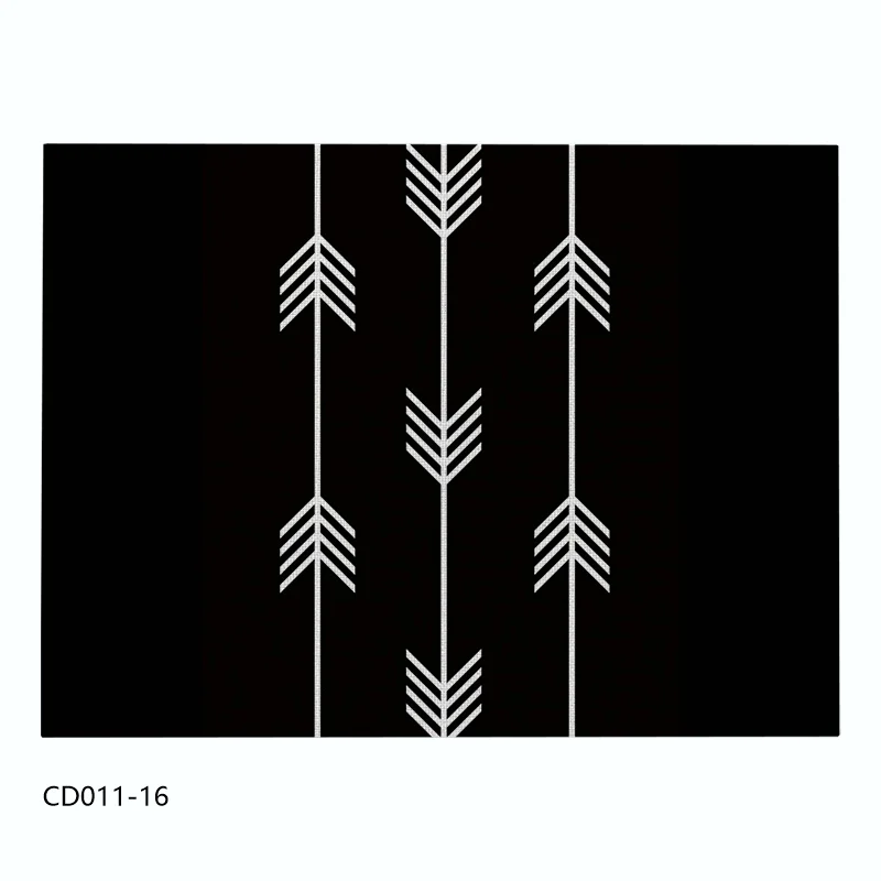 CD011-16 Постельное белье с геометрическим узором/хлопковый коврик для кухни, обеденного стола, подстаканник, столовый набор, коврик для стола, коврик для гостиницы, домашний декор - Цвет: CD011-16