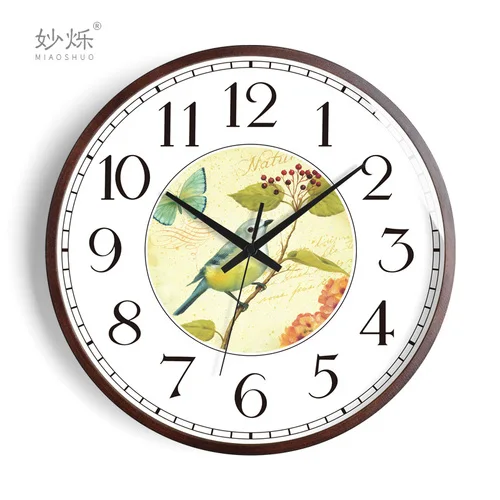 Large Wood Wall Clock Color:Style 23;Sheet Size:10 inch