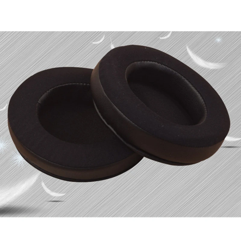 1 Pair Leather Earpads Soft Foam Ear Cover For Razer Nari THX Headphones Ear Pads Cushion Soft Leather Memory Foam Black Ew 