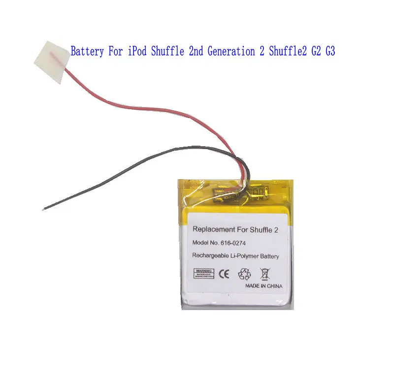 1xReplacement61602746160278BatteryForiPodShuffle2Generation