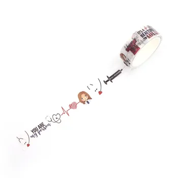 

Grey's Anatomy Doctors Nurse Washi Tape Album Diary Decoration DIY Colorful Tape Stationery Adhesive Tape AL2963