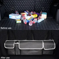 Car Seat Back Trunk Organizer Backseat Hanging Multi Pocket Storage Bag Automobile Travel Stowing Tidying Accessories