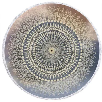 

Round Beach Towel With Tassel Large Blanket Picnic Yoga Mat travel Boho Tablecloth toalla de playa New