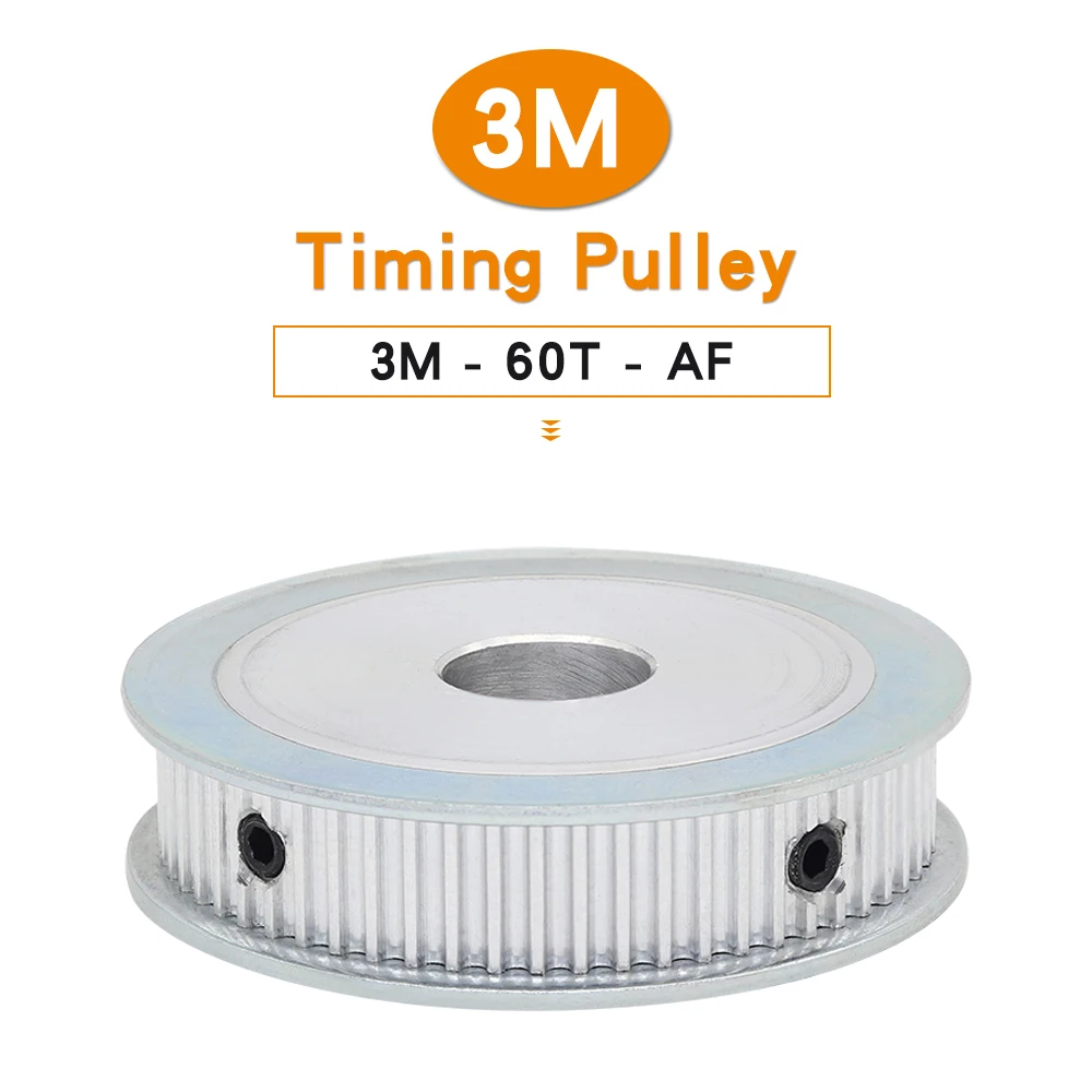 Cronometragem Pulley Bore Size 10 12 14 15 16 17 19 mm Material da Liga de Polia do Motor Elétrico para 3m Correia Dentada Largura 10 15 Milímetros 3m60t